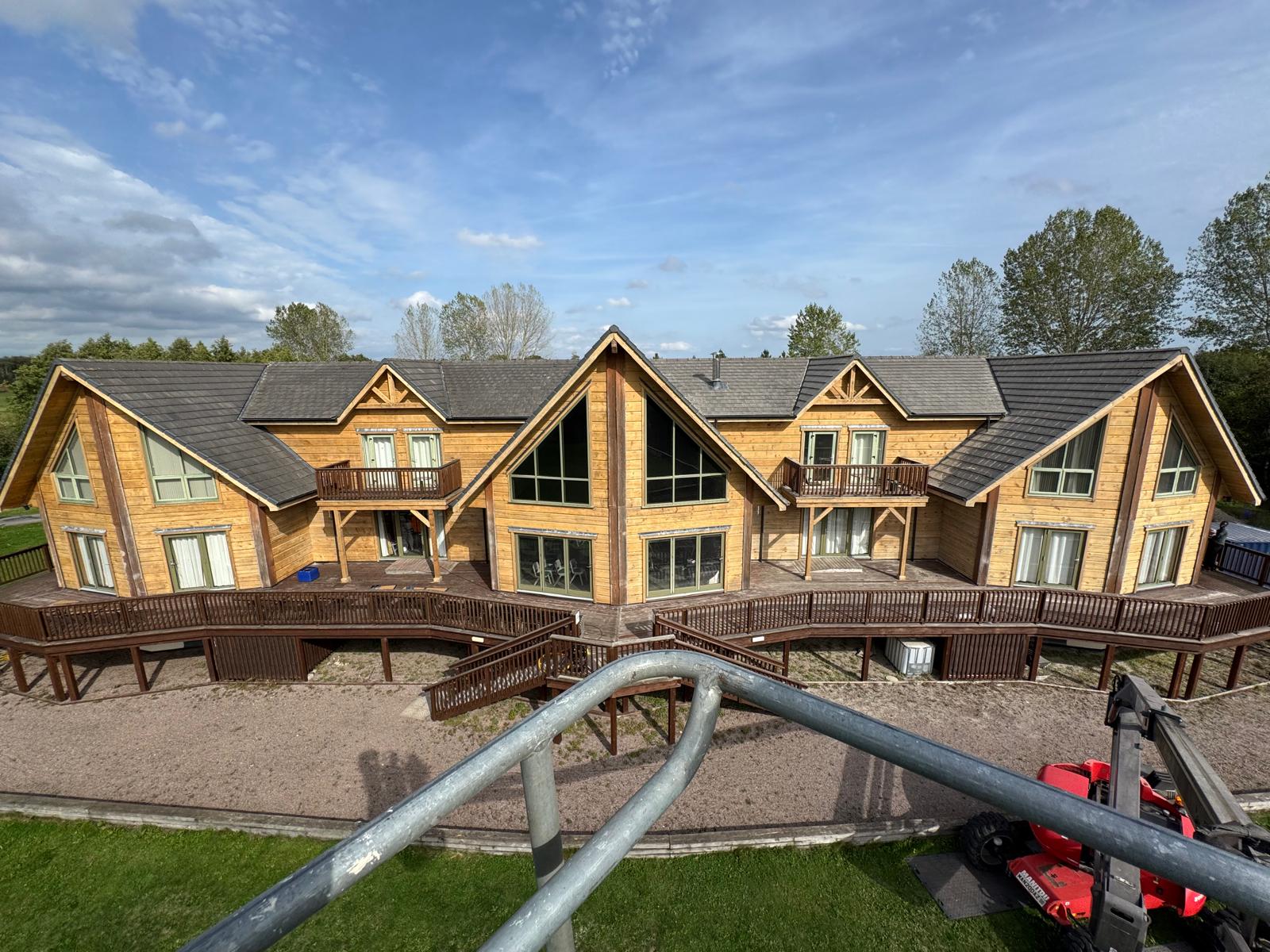 Log Cabin Sandblasting