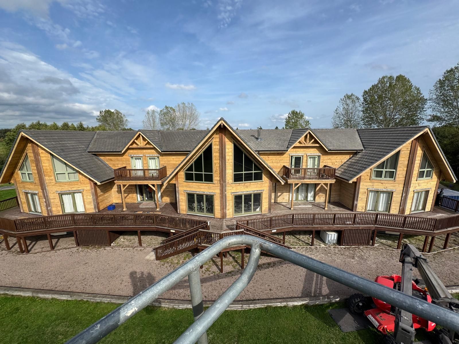 Log Cabin Sandblasting